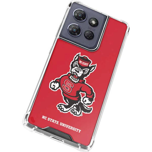 North Carolina State University Wolfpack Moto G Play 5G (2025) Clear Case
